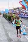 Yared Hagos finishing the 2012 BUPA GNR.